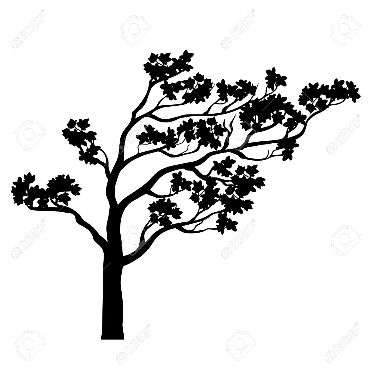 1300x1300 Huge Collection Of 'oak Tree Silhouette Tattoo' Download More