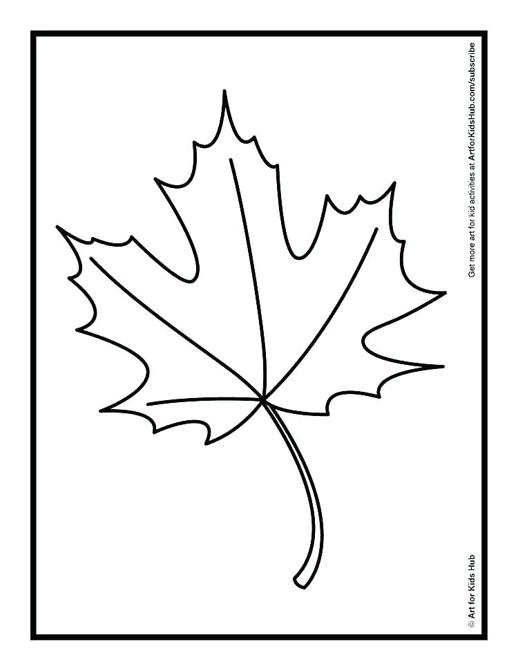 750x971 Oak Leaf Coloring