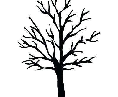 400x329 Tree Outline Clip Art Outline Clip Art Tree Black White Panda Free
