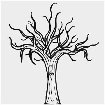 360x360 Bare Tree Coloring