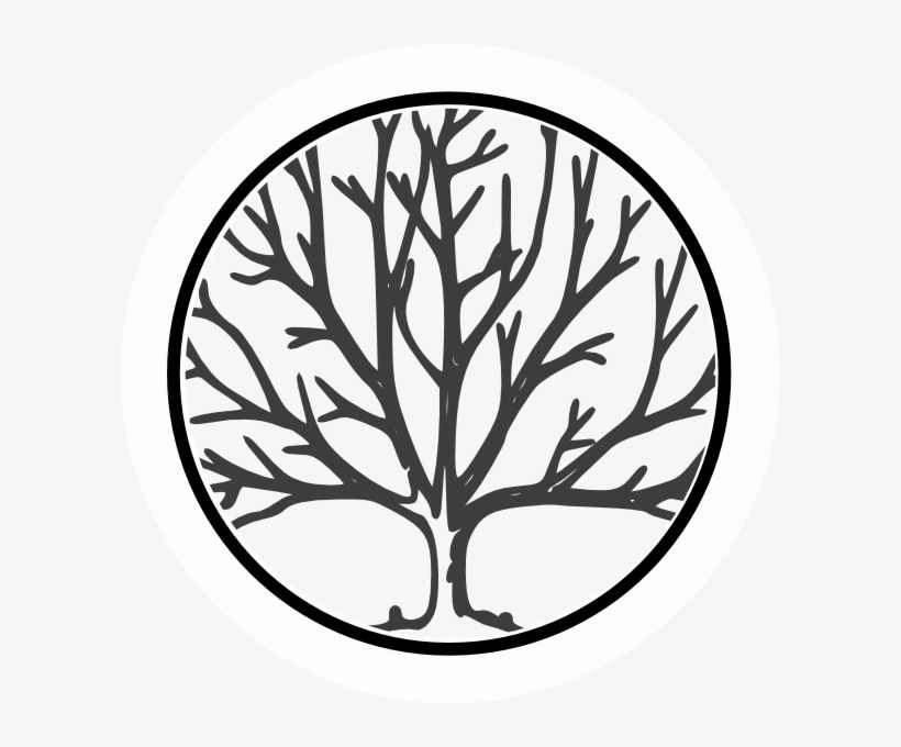820x680 Clipart Transparent Download Black And White Oak Tree