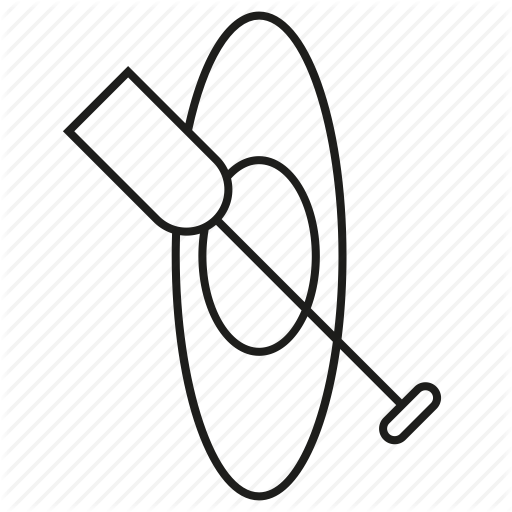 512x512 boat, canoe, coracle, kayak, leisure, oar, sport icon