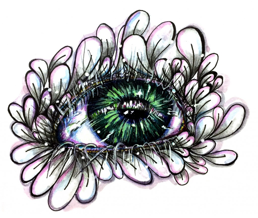 1024x864 Green Eye Doodle Drawing Drawing