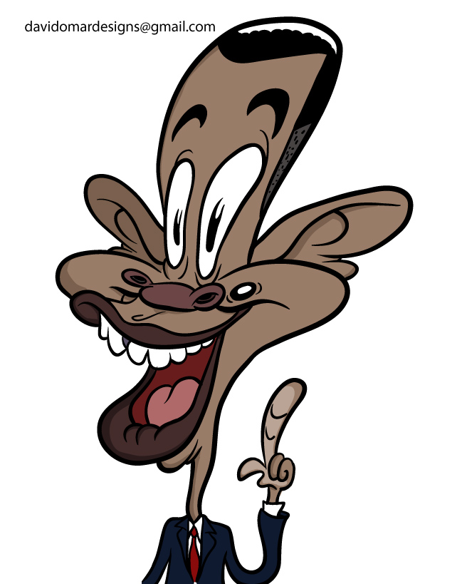 649x819 Caricature David Omar Designs