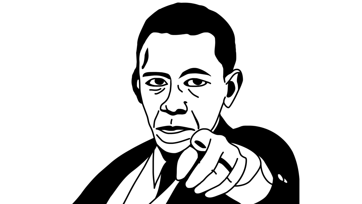 1191x670 Collection Of Free Obama Drawing Black And White Download On Ui Ex
