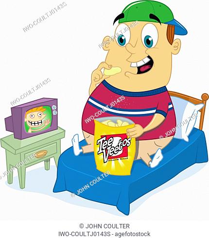 430x493 drawing boy obesity stock photos and images age fotostock