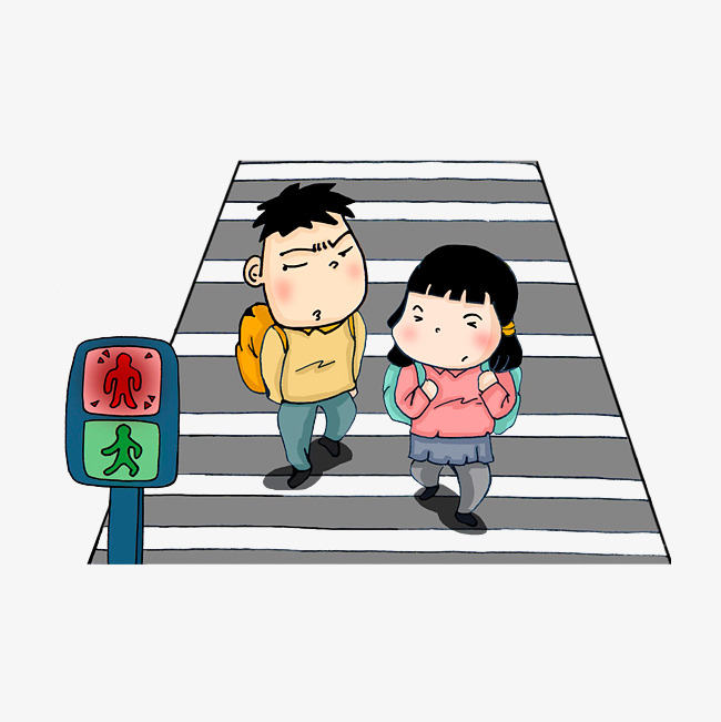 650x651 Children Who Do Not Obey The Traffic Signal, Reminder Light