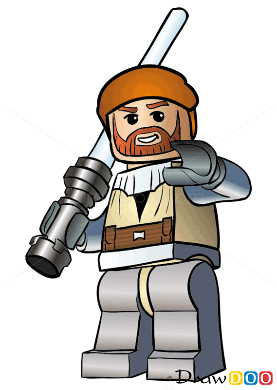 569x800 how to draw obi wan kenobi, lego starwars