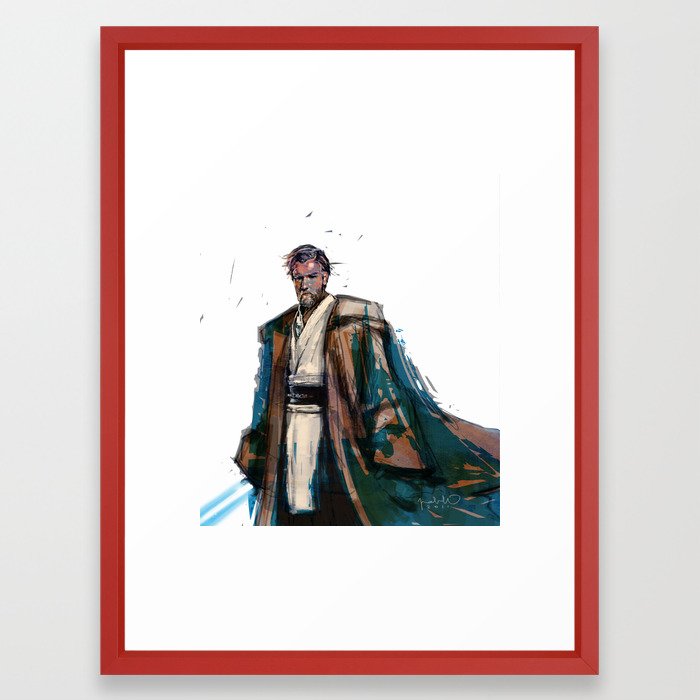 700x700 Obi Wan Kenobi Framed Art Print