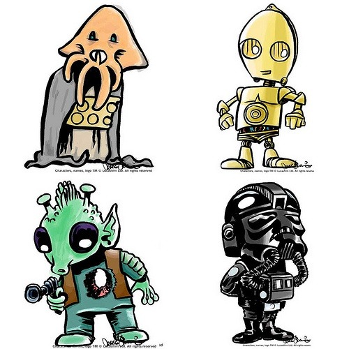 500x500 art star wars freak stormtrooper sith obi wan kenobi trooper clone