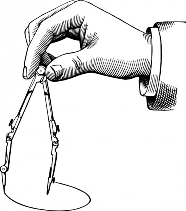 374x425 Free Download Of Drawing A Circle Clip Art Vector Graphic