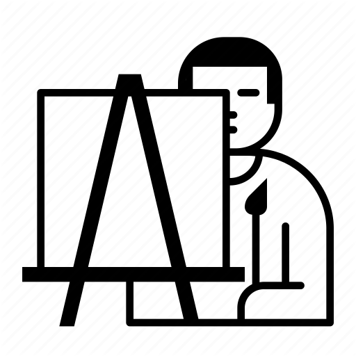512x512 Artist, Drawing, Illustrator, Painter, Painting Icon