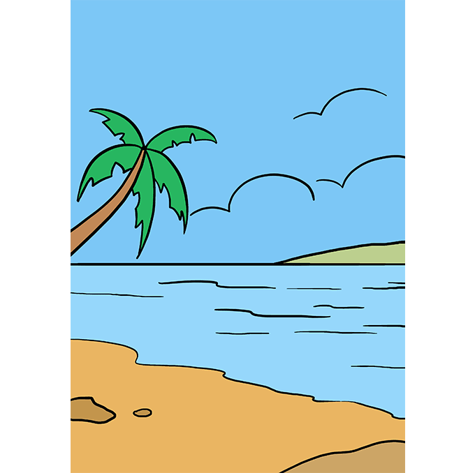 680x678 How To Draw An Ocean