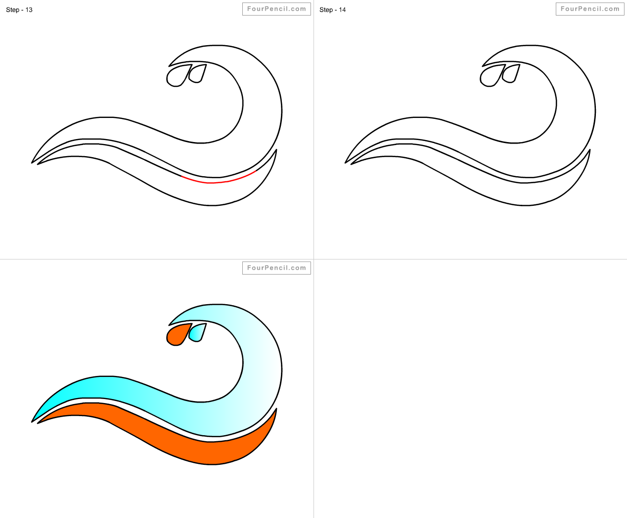 1250x1032 How To Draw Ocean For Kids Step