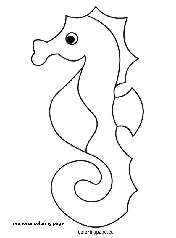 595x804 Seahorse Coloring