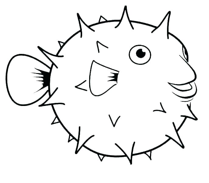 687x601 Ocean Fish Coloring Pages Cute Fish Coloring Pages Ocean Fish