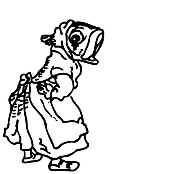 600x600 Ocean Fish Drawings