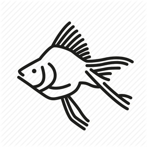 512x512 Fish, Fishes, Fishing, Goldfish, Ocean Life, Sea Creature Icon