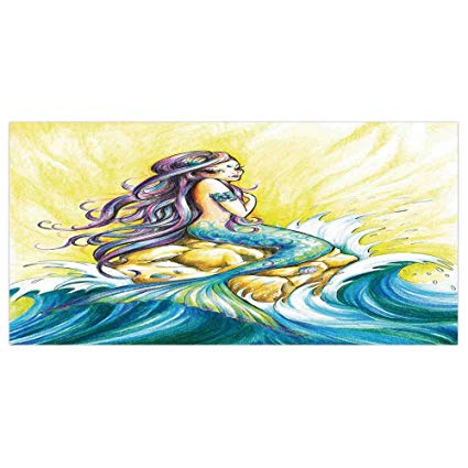 425x425 Floorwall Sticker Removable,mermaid,magical