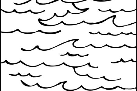 450x300 Ocean Wave Clipart Black And White Clip Art Images