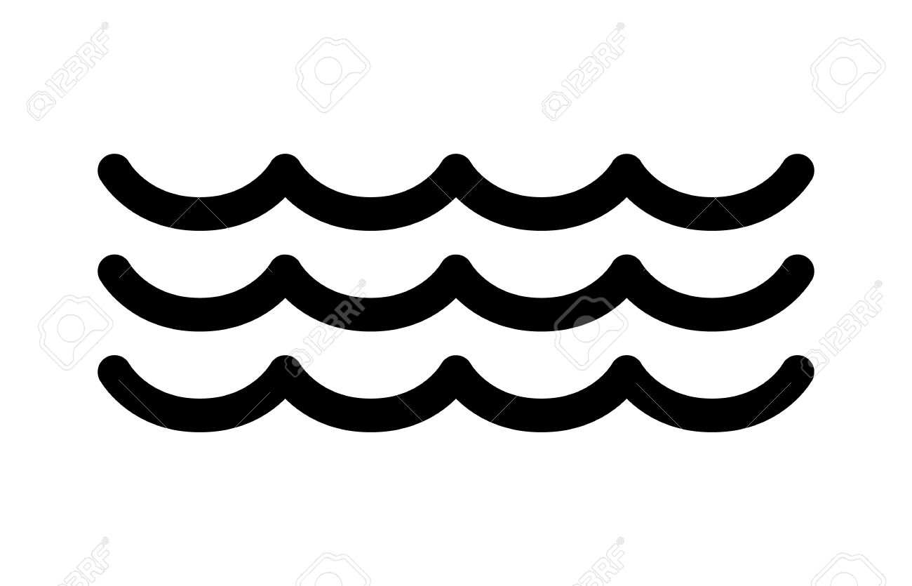 1300x835 Wave Line Clipart Black And White