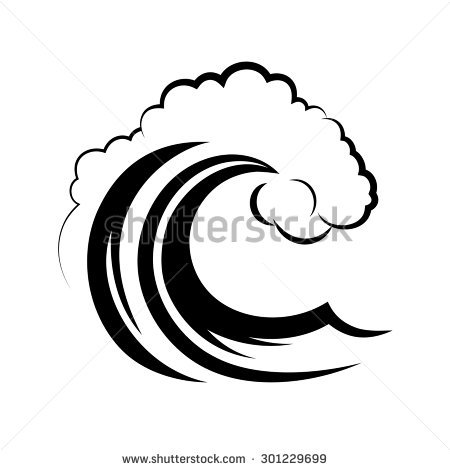 450x470 Wave Clipart Black And White Waves Clip Art Black And White Free
