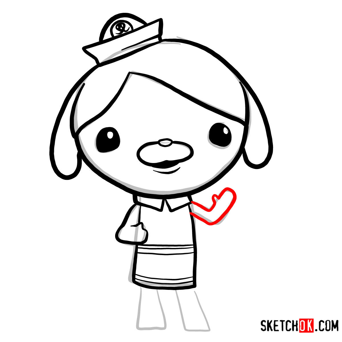 1200x1200 how to draw dashi dog octonauts