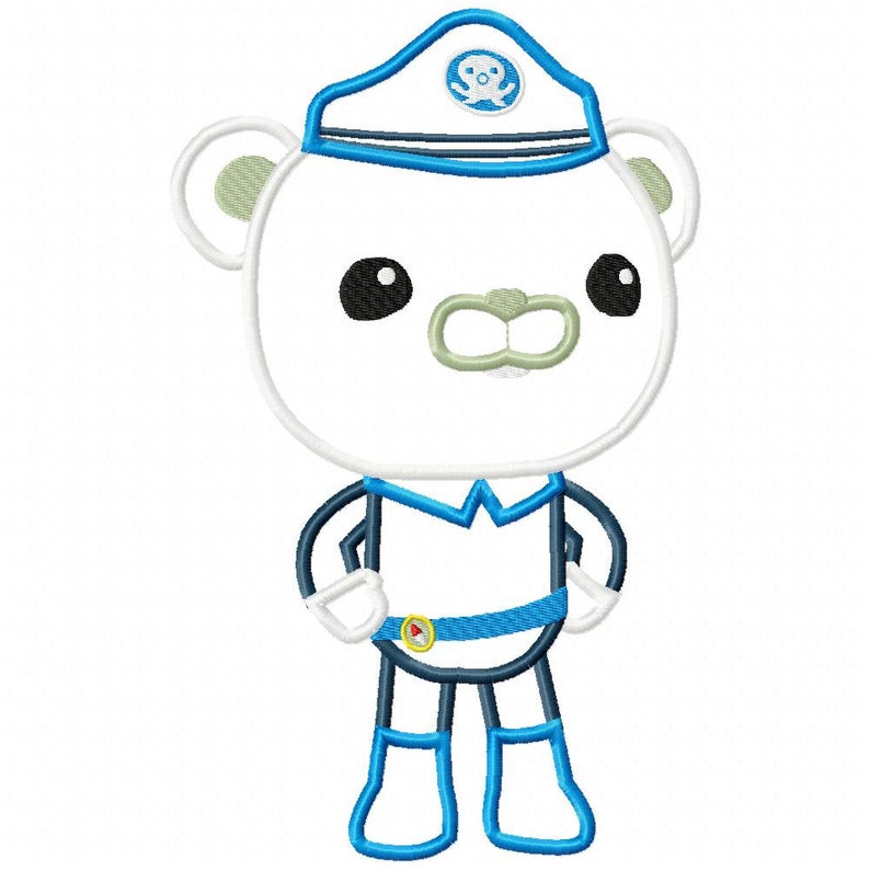 794x794 octonauts bear applique embroidery design instant download etsy