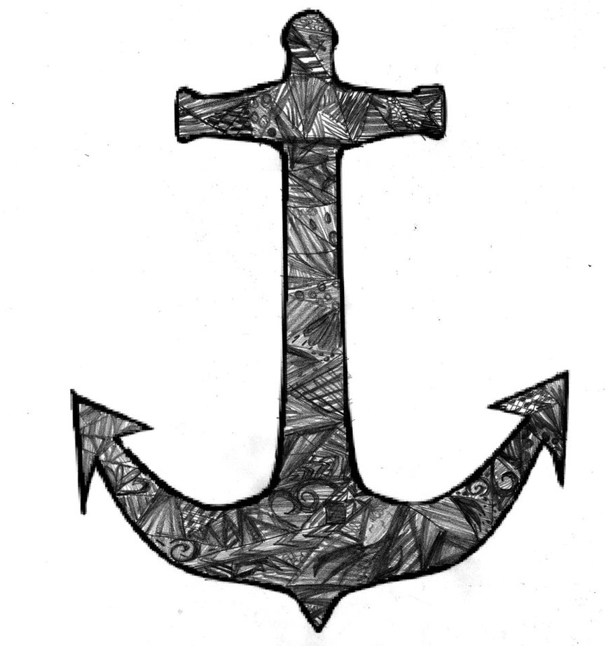865x923 Anchor Clipart Cute