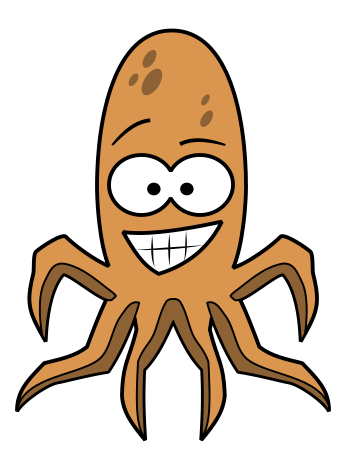350x470 Drawing A Cartoon Octopus Digital Tut Octopus Drawing