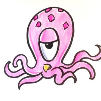 336x336 Dandy Octopus Drawing Easy Images Cute I Fertility