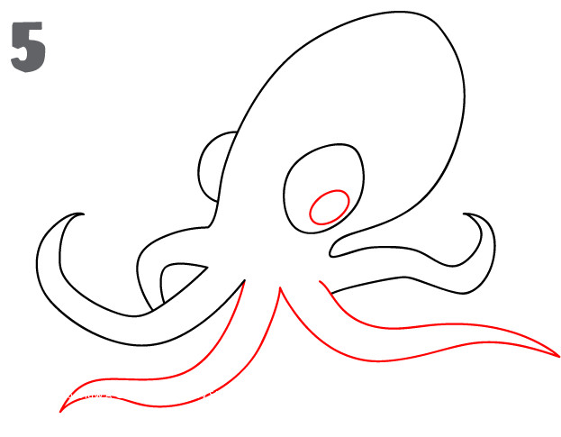 623x485 How To Draw A Crocodile Step