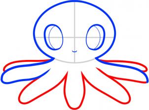 302x224 How To Draw How To Draw An Octopus For Kids
