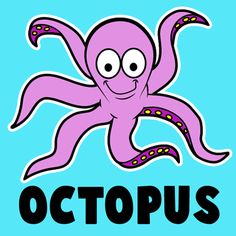 Octopus Drawing For Kids