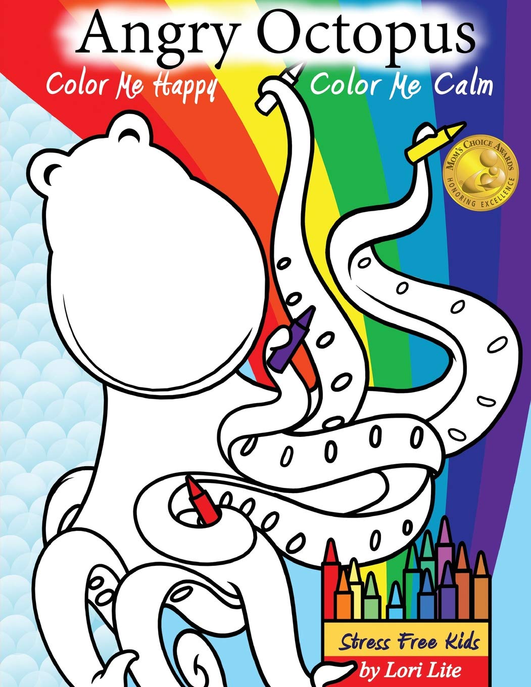 1051x1360 Angry Octopus Color Me Happy, Color Me Calm Lori Lite, Max
