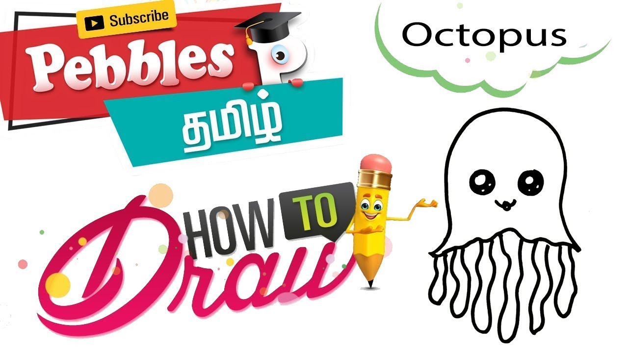 1280x720 How To Draw An Octopus Easy Step
