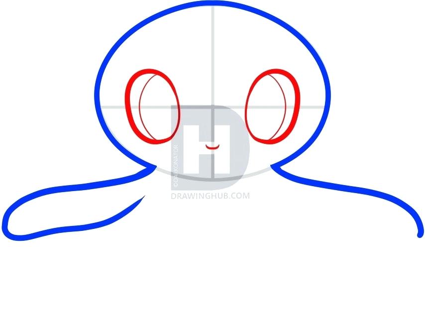 854x633 How To Draw A Cute Octopus