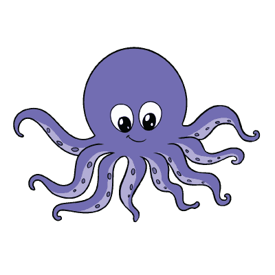 400x400 Collection Of Free Octopus Vector Leg Cartoon Download On Ui Ex