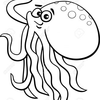 336x336 Cute Octopus Drawing Step