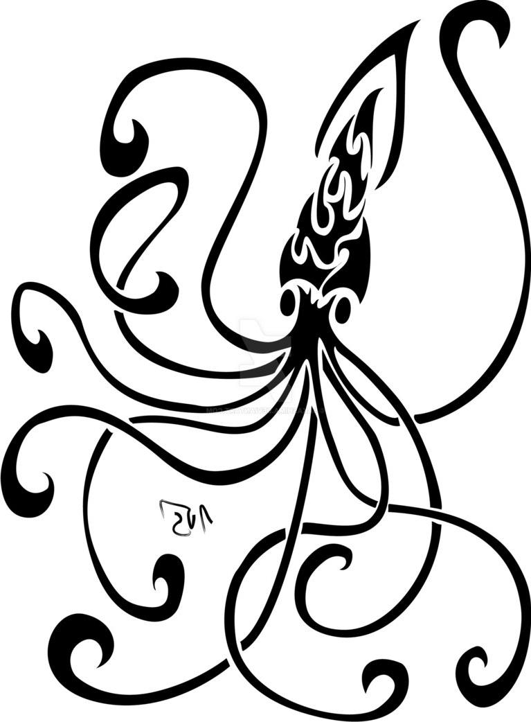 767x1042 Top Tribal Octopus Vector Art Free Free Vector Art, Images
