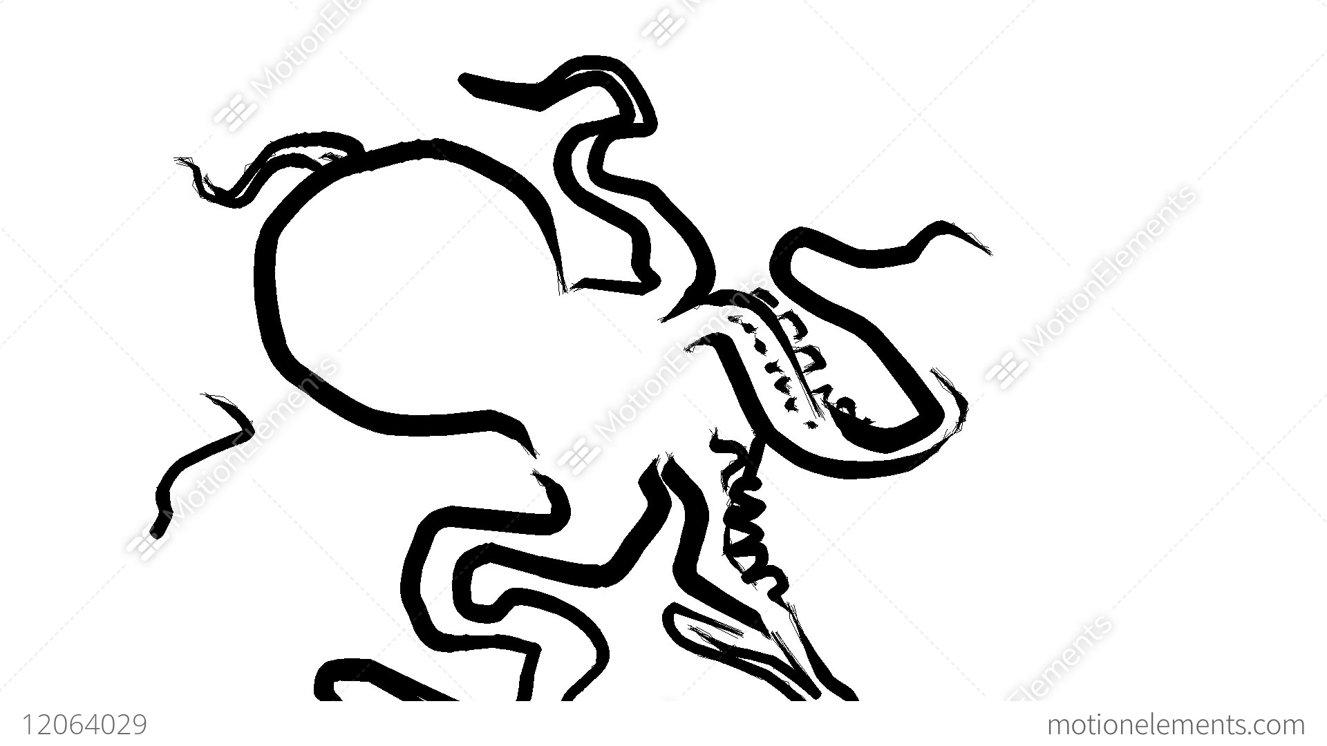 1920x1080 Octopus Stock Animation