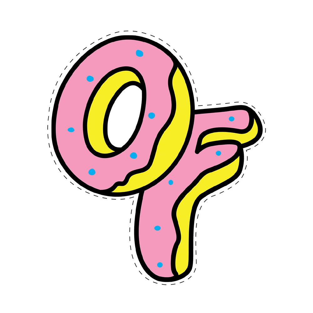 1000x1000 odd future official store of logo sticker odd futue