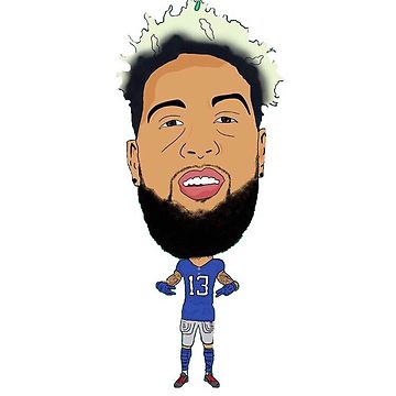 360x360 Odell Beckham Jr Football Cartoon Lightweight Hoodie