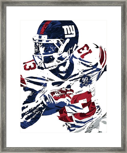 497x600 Odell Beckham Framed Art Prints Fine Art America