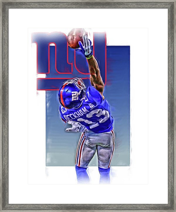 600x723 Odell Beckham Jr Framed Art Prints Fine Art America