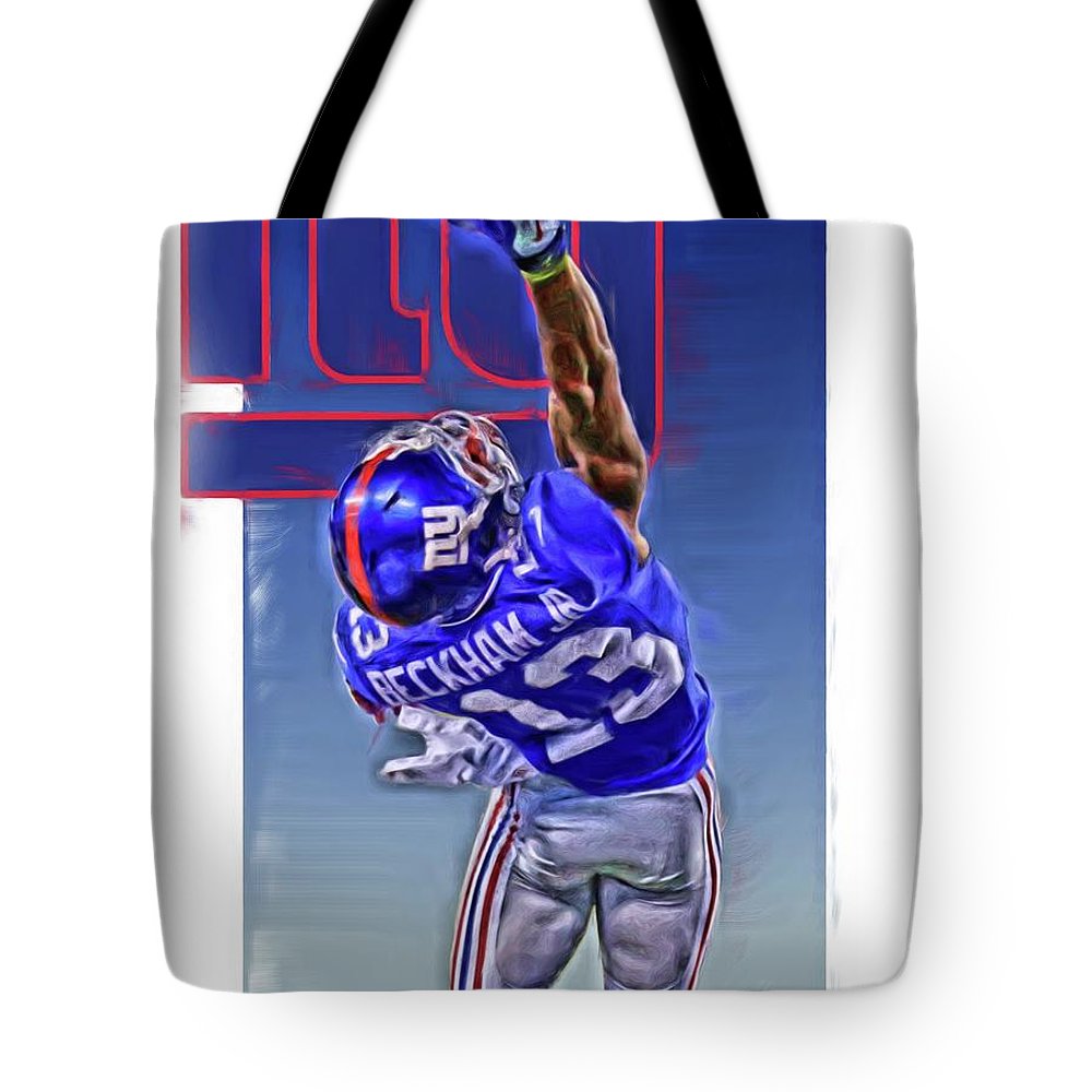 1000x1000 Odell Beckham Jr Tote Bags Fine Art America