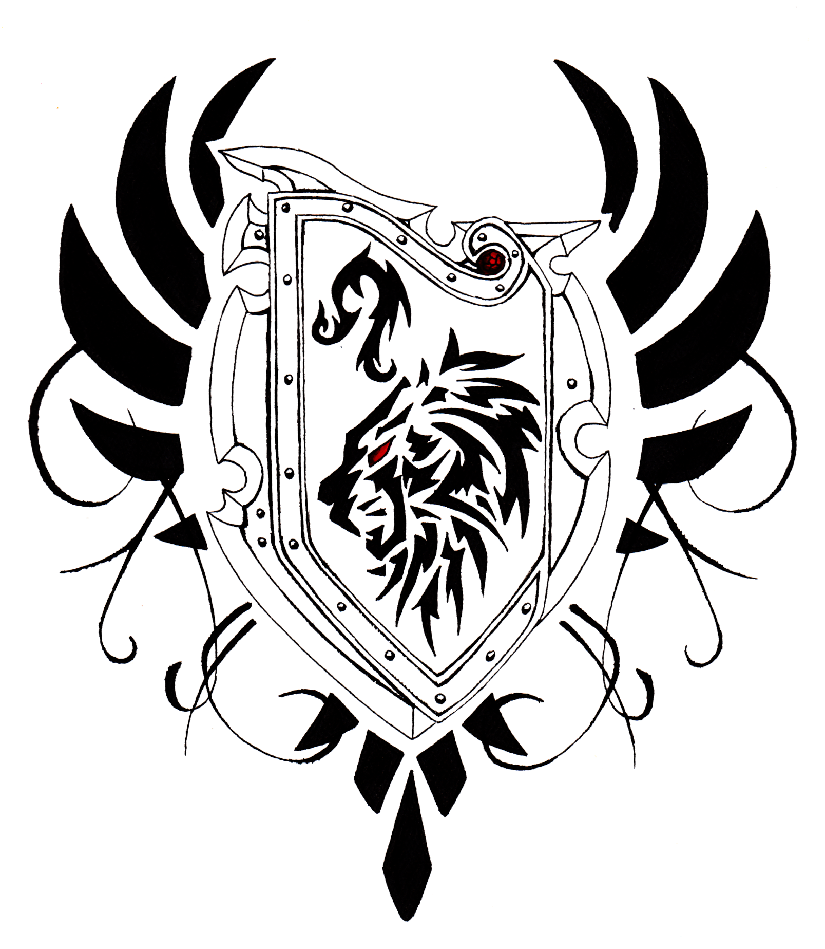 1607x1847 collection of free odin drawing shield download on ui ex