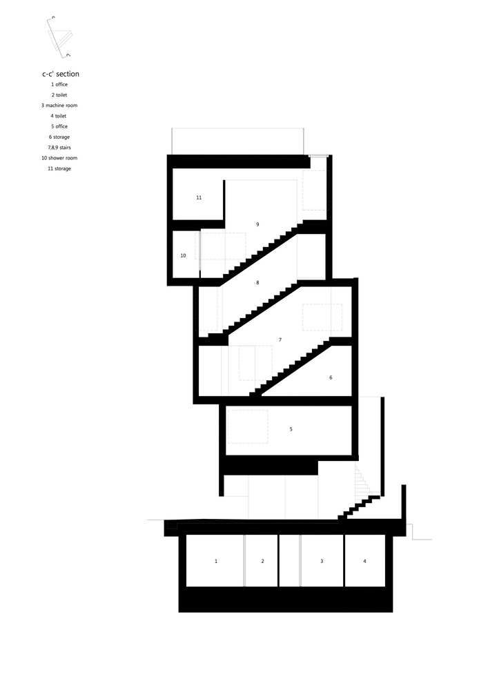 707x1000 Gallery Of Around Magazine Office Building Fhhh Friends