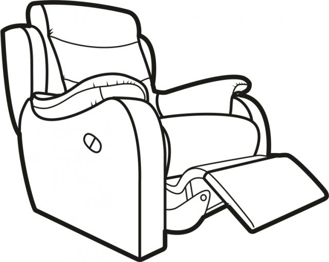 640x510 Parker Knoll Michigan Leather Recliner Chair