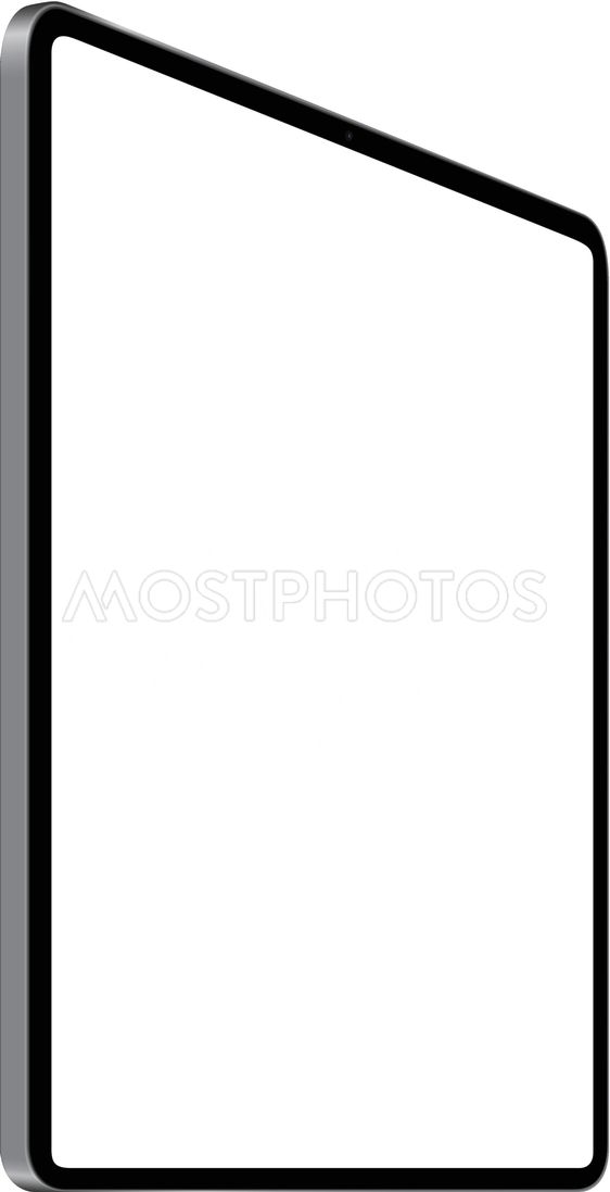 562x1097 Digital Tablet Vector Drawi